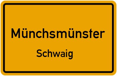 Straßenverzeichnis Münchsmünster Schwaig