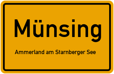 Straßenverzeichnis Münsing Ammerland am Starnberger See