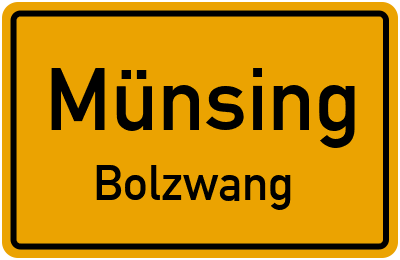 Straßenverzeichnis Münsing Bolzwang
