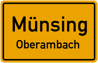 Straßenverzeichnis Münsing Oberambach