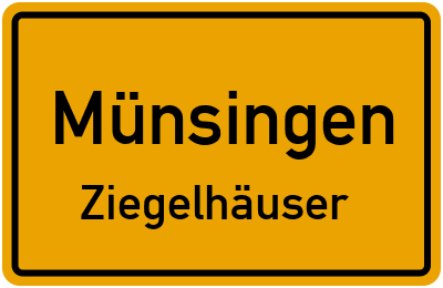 Straßenverzeichnis Münsingen Ziegelhäuser