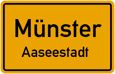 Straßenverzeichnis Münster Aaseestadt