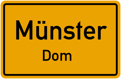 Straßenverzeichnis Münster Dom