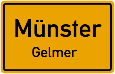 Straßenverzeichnis Münster Gelmer