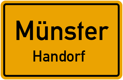 Straßenverzeichnis Münster Handorf