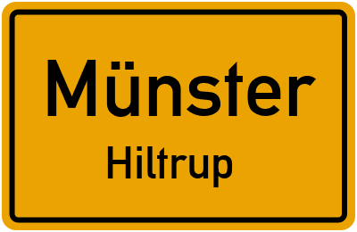 Straßenverzeichnis Münster Hiltrup