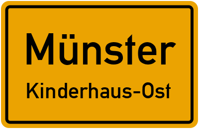 Straßenverzeichnis Münster Kinderhaus-Ost