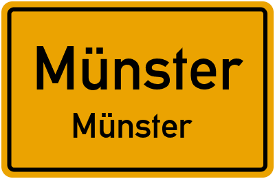 Straßenverzeichnis Münster Münster