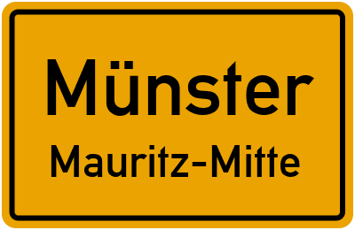 Straßenverzeichnis Münster Mauritz-Mitte