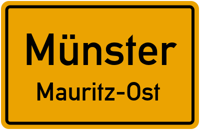 Straßenverzeichnis Münster Mauritz-Ost