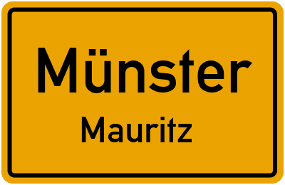 Straßenverzeichnis Münster Mauritz