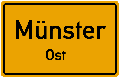 Straßenverzeichnis Münster Ost