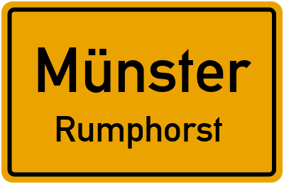 Straßenverzeichnis Münster Rumphorst