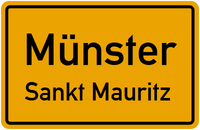 Straßenverzeichnis Münster Sankt Mauritz