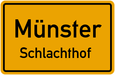 Straßenverzeichnis Münster Schlachthof