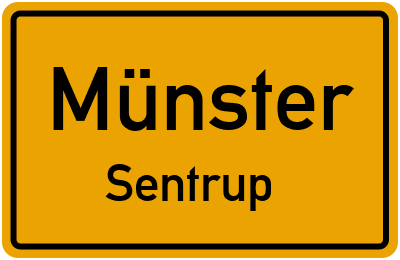 Straßenverzeichnis Münster Sentrup