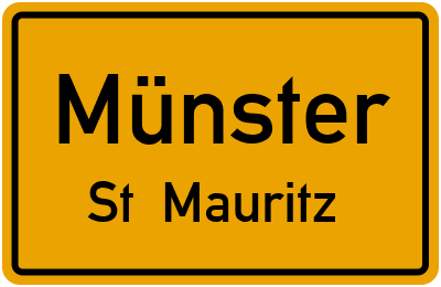 Straßenverzeichnis Münster St. Mauritz