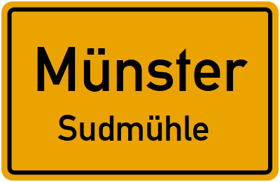 Straßenverzeichnis Münster Sudmühle