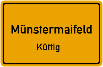 Straßenverzeichnis Münstermaifeld Küttig