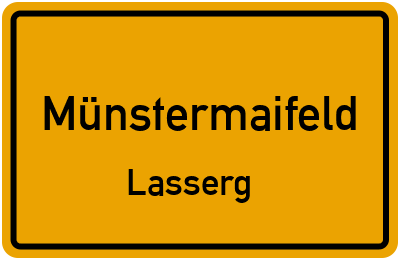 Straßenverzeichnis Münstermaifeld Lasserg