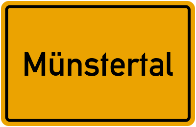 Münstertal in Baden-Württemberg