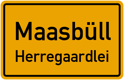 Straßenverzeichnis Maasbüll Herregaardlei