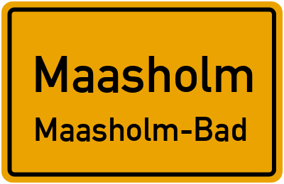 Straßenverzeichnis Maasholm Maasholm-Bad