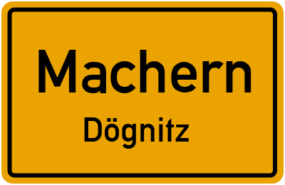 Straßenverzeichnis Machern Dögnitz
