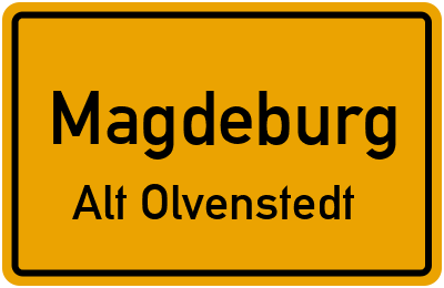 Straßenverzeichnis Magdeburg Alt Olvenstedt