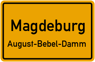 Straßenverzeichnis Magdeburg August-Bebel-Damm