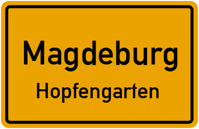 Straßenverzeichnis Magdeburg Hopfengarten