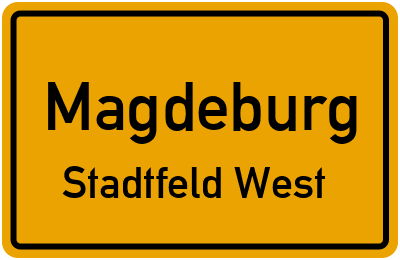 Straßenverzeichnis Magdeburg Stadtfeld West