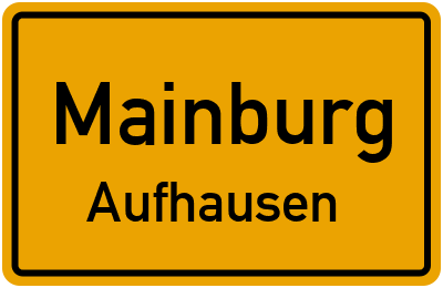 Straßenverzeichnis Mainburg Aufhausen