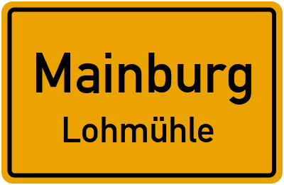 Straßenverzeichnis Mainburg Lohmühle