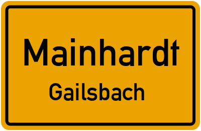 Straßenverzeichnis Mainhardt Gailsbach
