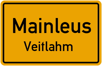 Straßenverzeichnis Mainleus Veitlahm
