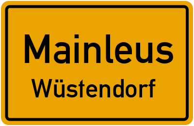 Straßenverzeichnis Mainleus Wüstendorf