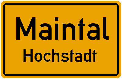 Straßenverzeichnis Maintal Hochstadt