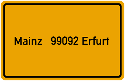 Branchenbuch Mainz + 99092 Erfurt, Rheinland-Pfalz