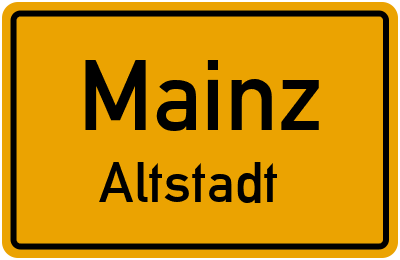 Straßenverzeichnis Mainz Altstadt