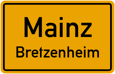 Straßenverzeichnis Mainz Bretzenheim