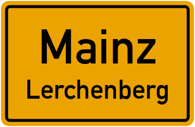 Straßenverzeichnis Mainz Lerchenberg