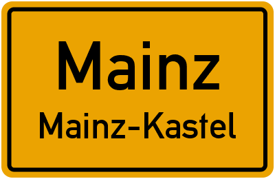 Straßenverzeichnis Mainz Mainz-Kastel