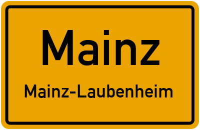 Straßenverzeichnis Mainz Mainz-Laubenheim