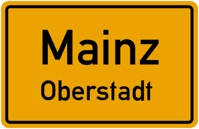 Straßenverzeichnis Mainz Oberstadt