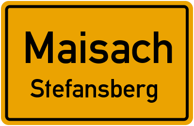 Ortsschild Maisach Stefansberg