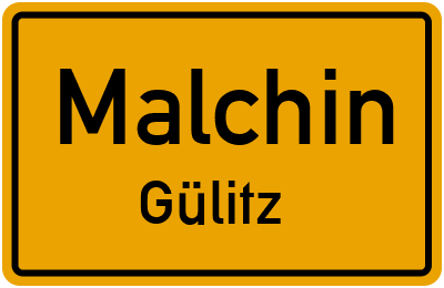 Straßenverzeichnis Malchin Gülitz