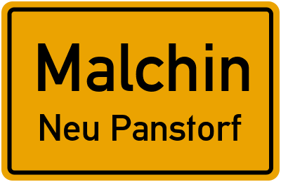 Straßenverzeichnis Malchin Neu Panstorf