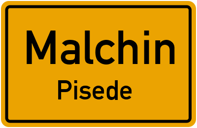 Straßenverzeichnis Malchin Pisede