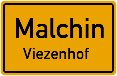 Straßenverzeichnis Malchin Viezenhof